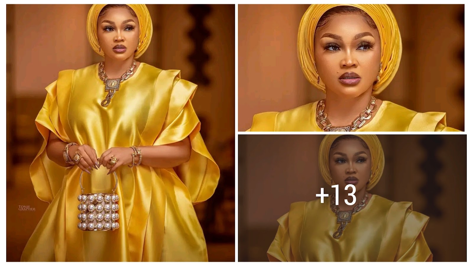 "Stunning Outfit Worn by Nollywood Actres Mercy Aigbe Ladies can Copy to Look Attractive"