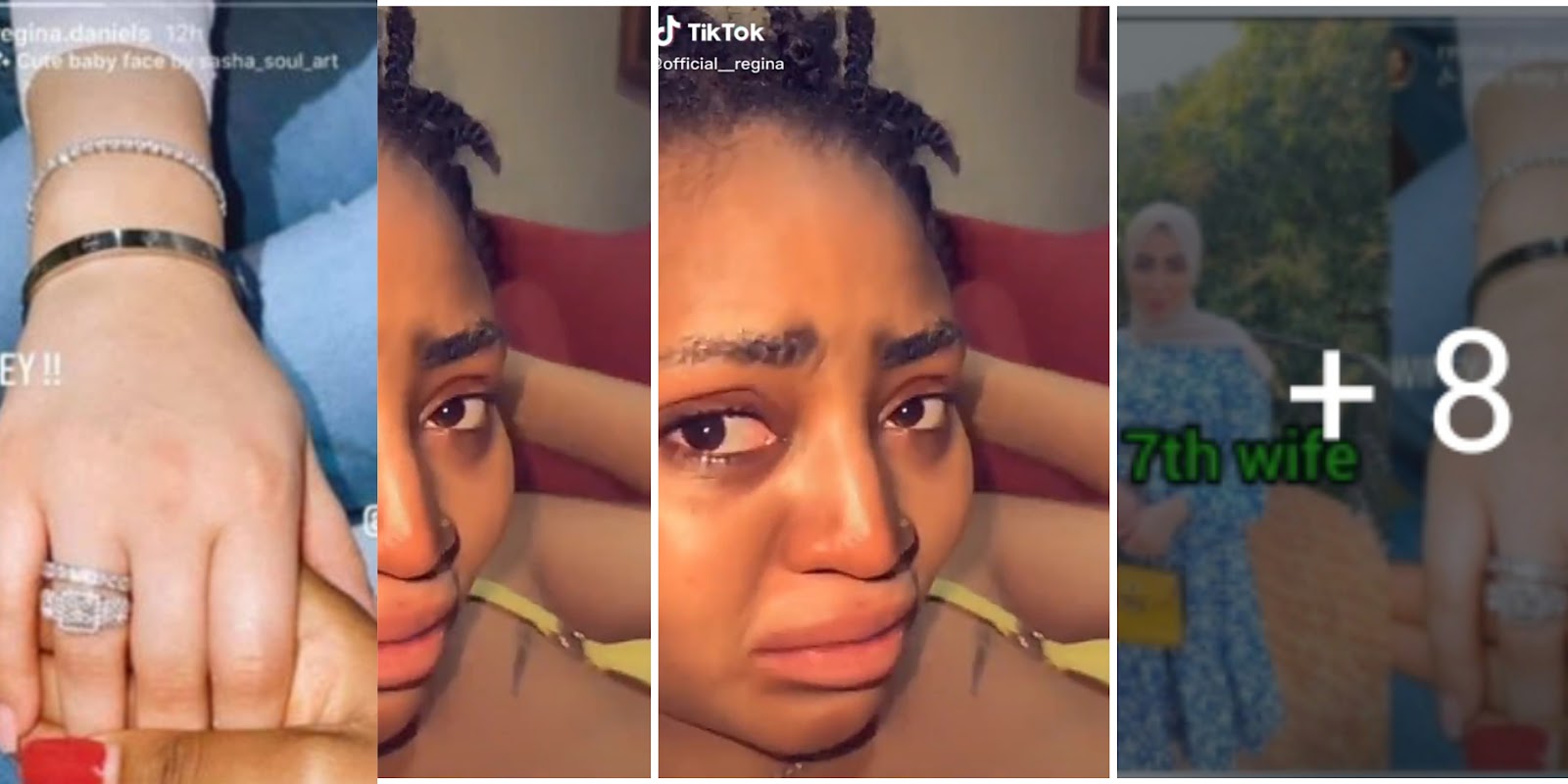 Actress Regina Daniels is heart broken as her billionaire husband Ned Nwoko reveals his 7th wife whom he kept secret from her (photos)