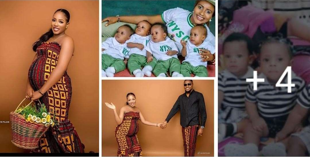 Congratulations In The Air As Corp Member Passes Out From NYSC With Quadruplet(Photos)