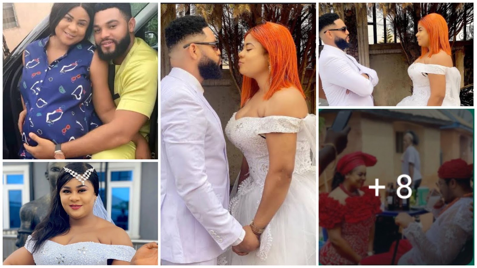 Congratulations as Nollywood Actress Uju Okoli Shares Lovely Photos Of Her wedding with actor Flashboy (Photos)