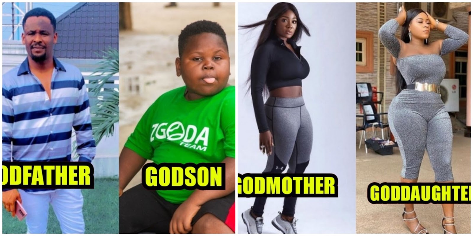 Meet 3 Nollywood Actors And Their Famous Godparents (Photos)