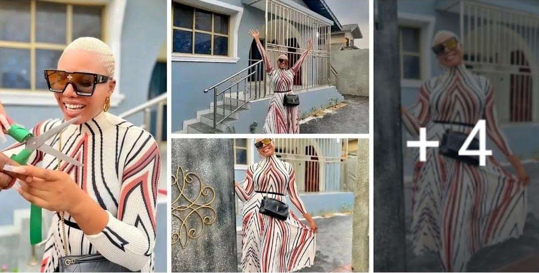 PHOTOS: Actress Nancy Isime Builds A Beautiful Mansion Worth Over N100M For Her Parents