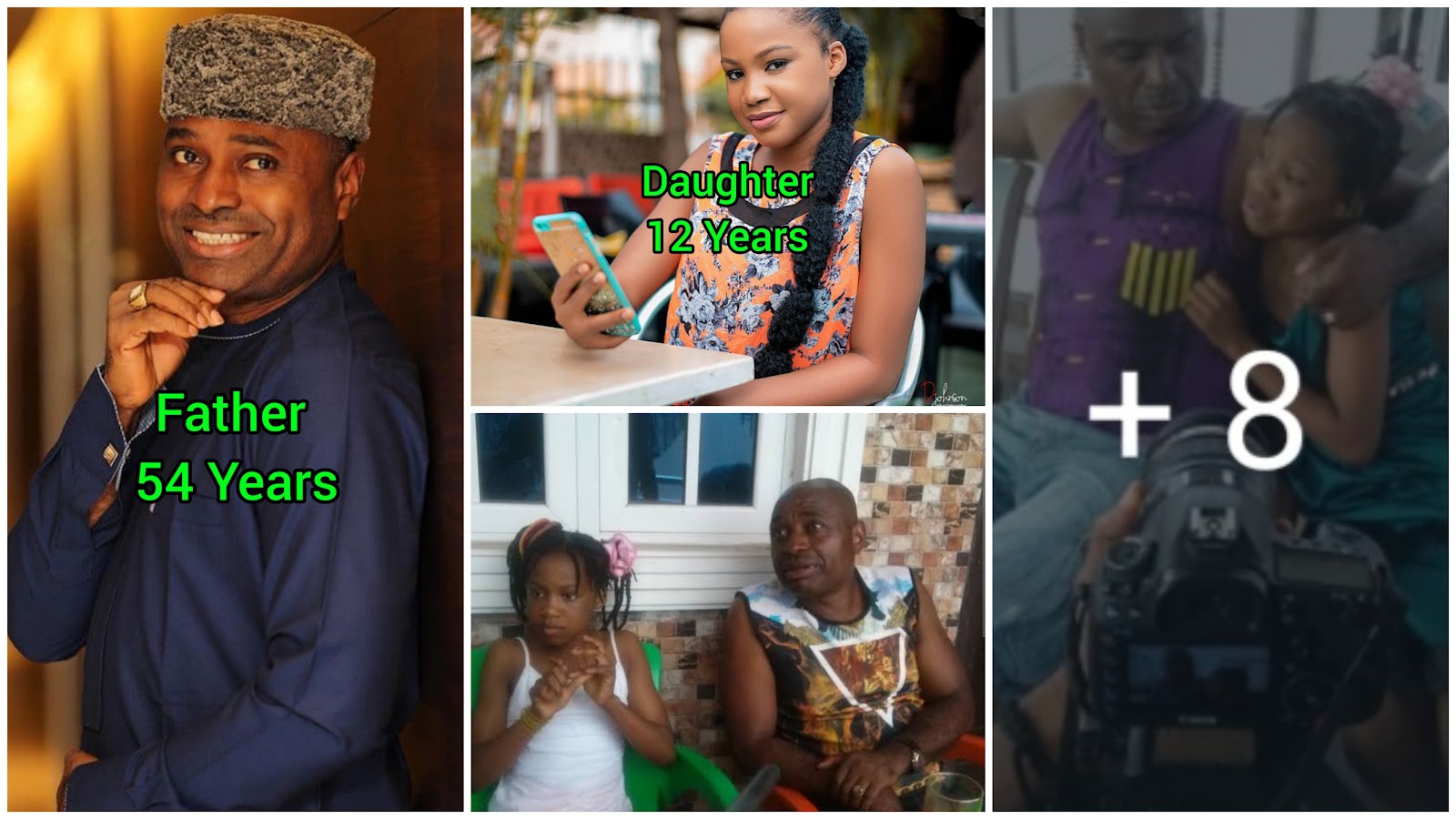 Kenneth is My Biological Daughter "- Meet Nollywood Teen Actress, Mercy Kenneth And Her Father Who Is Also An Actor (Details)