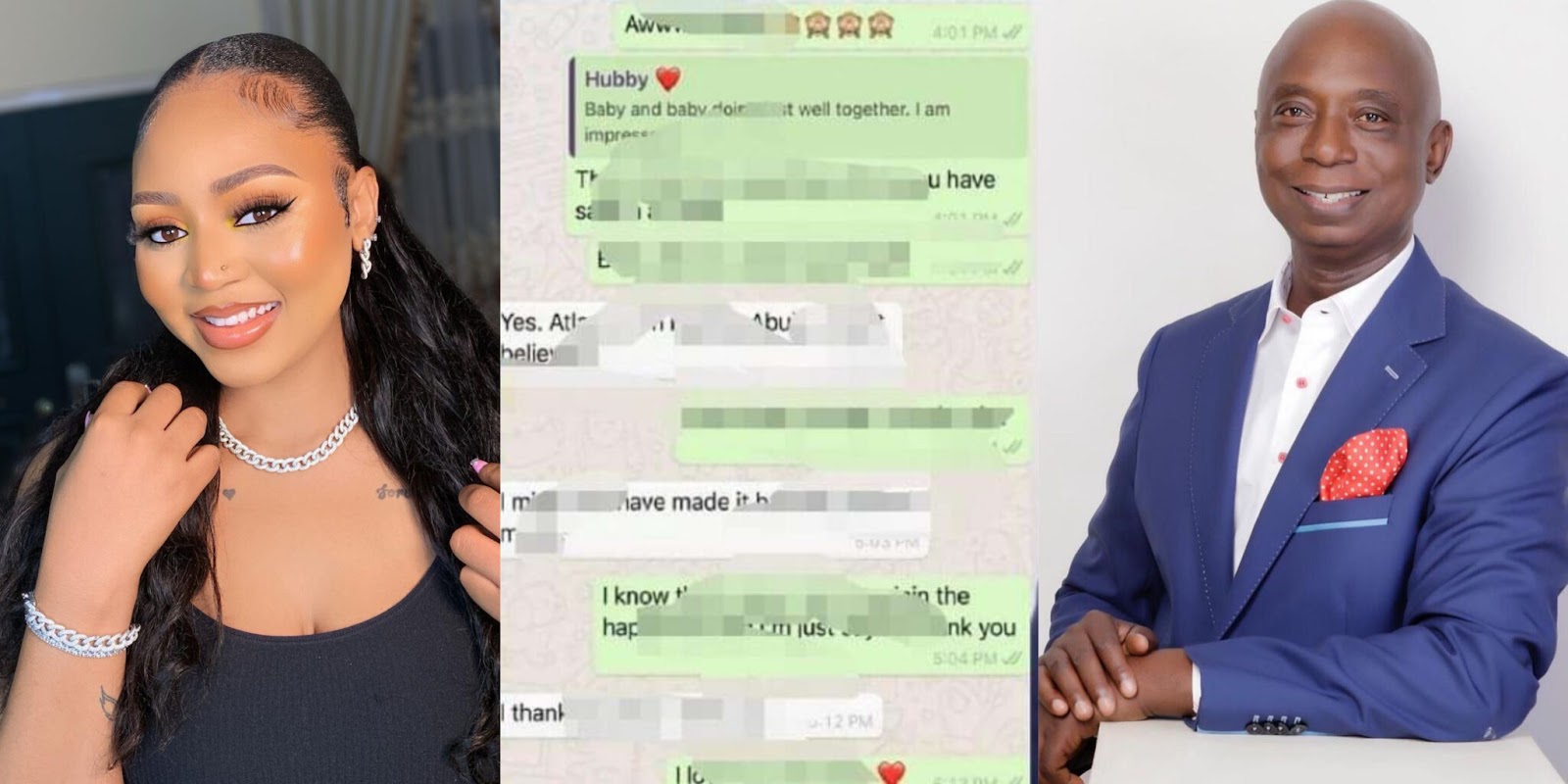 Regina Daniels Leaks Chat She Had With Her Husband Ned Nwoko Were He Was Seen Doing This