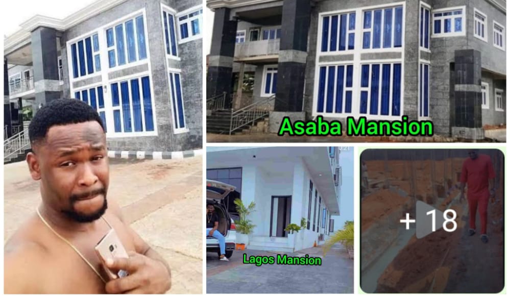 “Evidence of Good Sacrifice”-After Building Two Mansions In Two States, Check out photos of Zubby Micheal newly Completed multimillion naira Mansion in his hometown