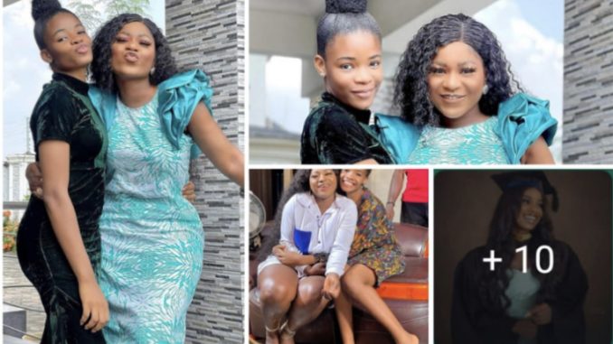 “My 22-year-old baby is Now A Graduate” – Actress, Destiny Etiko, Rejoices As her First Daughter Finishes university (Photos)