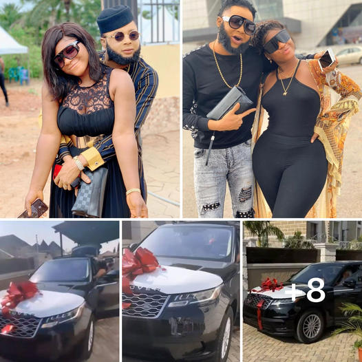 Nollywood Actress Destiny Etiko Buys A Car For Her Boyfriend (Photos)