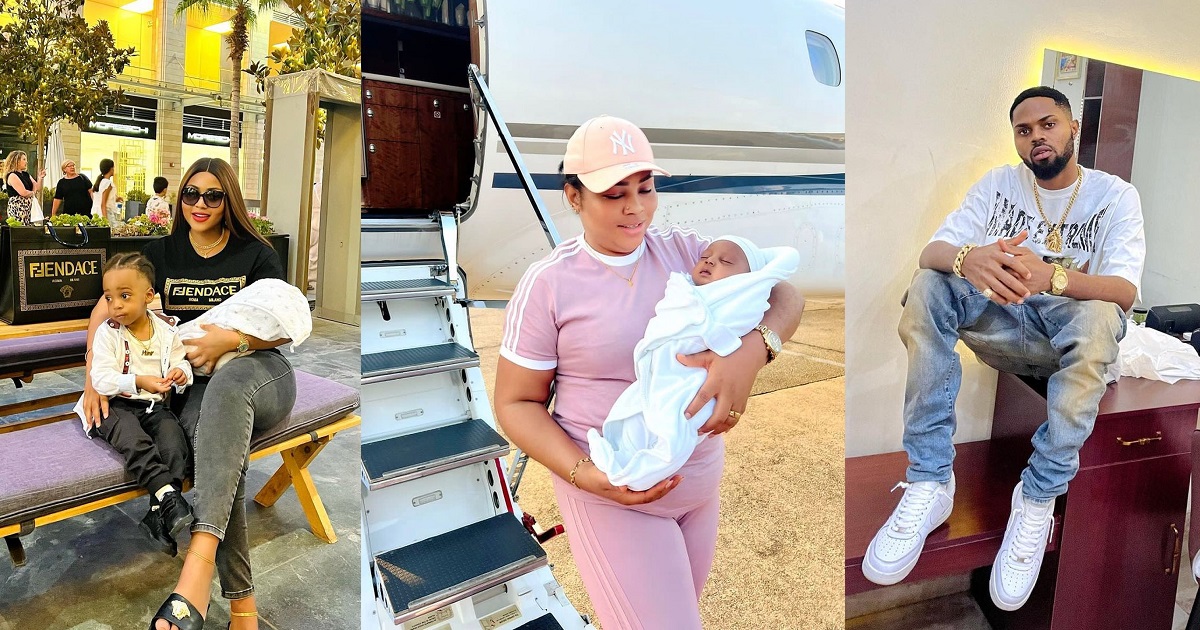 “Person wey never open eye don enter private jet” – Regina Daniels’ brother reacts as she returns to Nigeria from Jordan