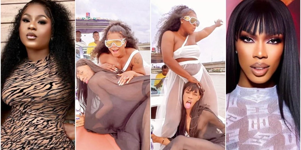 “She has forgotten he is a man” – Video of Destiny Etiko and James Brown on boat cruise raises eyebrows